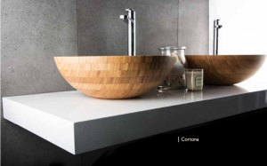 Luxury designer bathroom sink